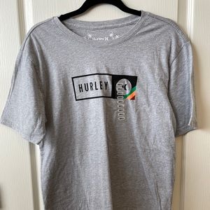 NWT Men’s gray Hurley EVD WSH Layup SS tee size small